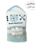 MC 100% COTTON BABY HOODED TOWEL - BRAVE ADVENTURER