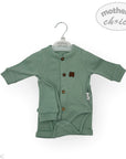 M/C BASIC 3PC SET NEWBORN SAGE