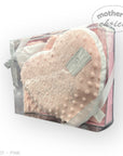 M/C GIFT BOX SHERPA BLANKET & PILLOW SET PINK