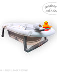 BABY BATH LARGE WITH DUCK & TOYS & CUSHION