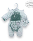 M/C STARTER PACK 'SAGE/GREY LEAF' 3-6M