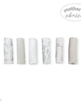 M/C 6 PACK WASHCLOTH SET GREY SAFARI