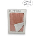 M/C SHERPA FLEECE BLANKET BOX PINK