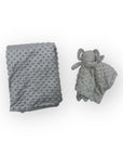 M/C BUBBLE SHERPA RECEIVER WITH SECURITY BLANKET GREY