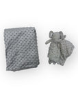 M/C BUBBLE SHERPA RECEIVER WITH SECURITY BLANKET GREY