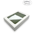 M/C SHERPA FLEECE BLANKET BOX SAGE