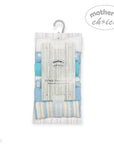 M/C 6 PACK WASHCLOTH SET BLUE ELIE