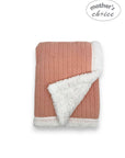 M/C SHERPA FLEECE BLANKET BOX PINK