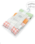 M/C 6 PACK WASHCLOTH SET PEACH FRUIT