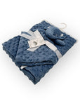 M/C BUBBLE SHERPA RECEIVER WITH SECURITY BLANKET BLUE