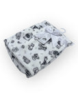 M/C PRINTED FLANNEL BLANKET NEUTRAL ANIMALS