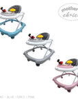 MOTHERS CHOICE BABY WALKER WITH MUSIC AND LIGHT, PLASTIC WHEEL