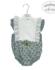 M/C COTTON LINEN ROMPER SUMMER DIP 9M