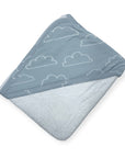 M/C BAMBOO HOODED TOWEL BLUE