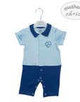 INF BOYS AIRFORCE SAILOR ROMPER SET 6-9M