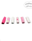 M/C 6 PACK WASHCLOTH SET PINK FLOWERS