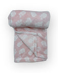 M/C PRINTED FLANNEL BLANKET GIRL'S CAT