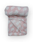 M/C PRINTED FLANNEL BLANKET GIRL'S CAT