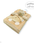 M/C BLANKET WITH ELIE TEETHER TOY