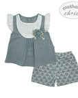 M/C COTTON LINEN 2PC SET SUMMER DIP 12M