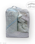 M/C SHERPA BLANKET & RABBIT DUDU BLUE