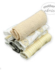 M/C 6 PACK WASHCLOTH SET STONE BEAR