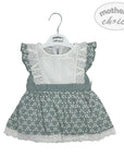 M/C COTTON S/S LINEN DRESS SUMMER DIP 12M