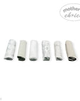 M/C 6 PACK WASHCLOTH SET GREY SAFARI