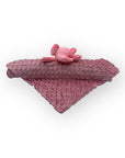 M/C BUBBLE SHERPA RECEIVER WITH SECURITY BLANKET PINK