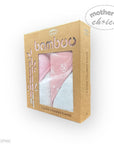 M/C BAMBOO 2PK HOODED TOWEL PINK