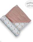 M/C QUILTED RECEIVER 'PINK/STONE RAINBOW'