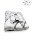 M/C 3PC HOODED TOWELS AND 3PC FACECLOTHS GREY ELEPHANT