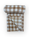 M/C PRINTED FLANNEL BLANKET BOY'S GIRAFFE