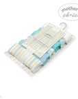 M/C 6 PACK WASHCLOTH SET BLUE ELIE
