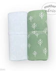 M/C BAMBOO 2PK JERSEY WRAP SAGE