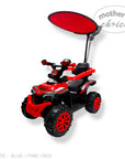 MOTHERS CHOICE RIDE ON CAR WITH CANOPY