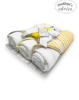M/C 3PC HOODED TOWELS AND 3PC FACECLOTHS SWEET AS HONEY