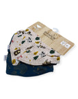 MC 100% COTTON 2 PACK BIBS
