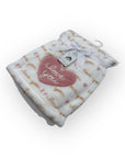 M/C PRINTED FLANNEL BLANKET GIRL'S LOVE YOU