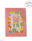 MOTHERS CHOICE INFANTS CUTWORK BLANKET HOUSE PINK