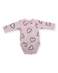 2 PACK BODYSUITS GIRLS 'HEART/POLKA'