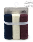 100% COTTON 6 PACK FACECLOTH SETS 'FOOTBALL/STAR'