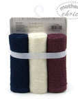 100% COTTON 6 PACK FACECLOTH SETS 'FOOTBALL/STAR'