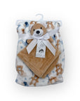 M/C DUDU BLANKET NEUTRAL BEAR