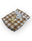 M/C PRINTED FLANNEL BLANKET BOY'S GIRAFFE