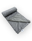 M/C BUBBLE SHERPA RECEIVER WITH SECURITY BLANKET GREY