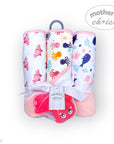 M/C 3 HOODED TOWELS & 3 SQUEAKYS