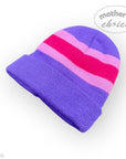 GIRLS WINTER HATS STRIPED