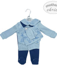 INF BOYS 5PC AIRFORCE SAILOR SET 0-3M