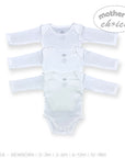 MC BABY 3 PACK BODYSUIT SET LS